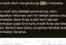 Pengembalian Dana dari Merchant Levi’s Indonesia Belum Diterima