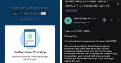Ganti Nomor Telepon Akun DANA, Pelayanan Lama