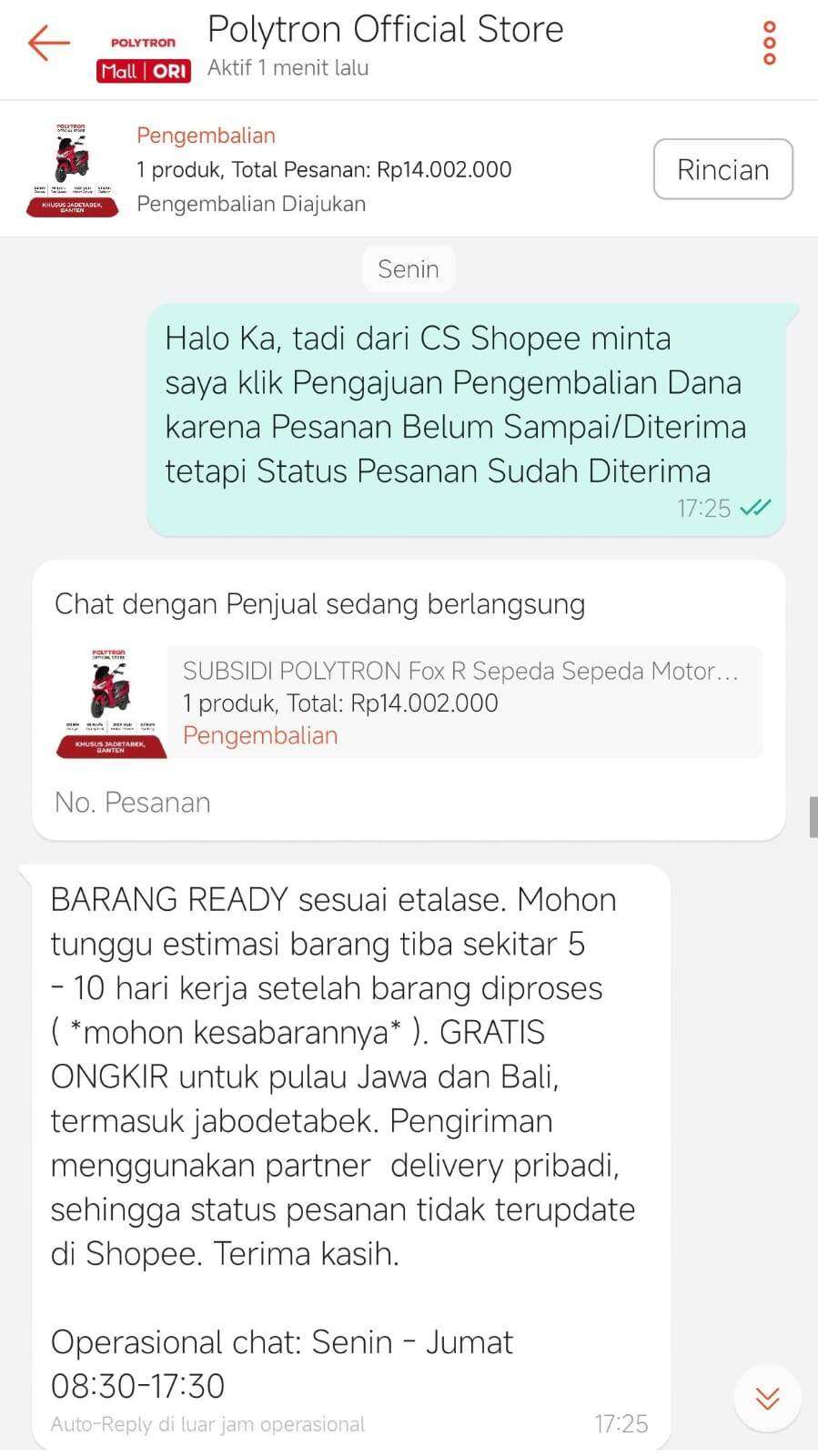 Apakah Aman Memesan Molis Polytron di Marketplace?