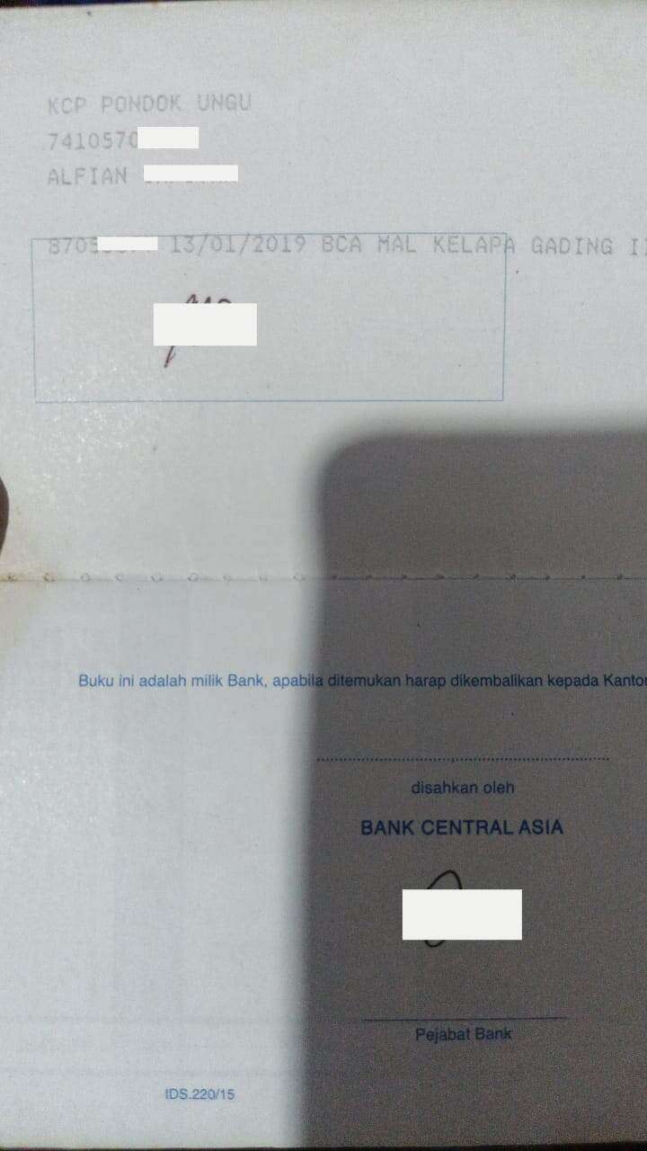Saldo Rp6.612.122 di Rekening BCA Saya Hilang Tanpa Sebab