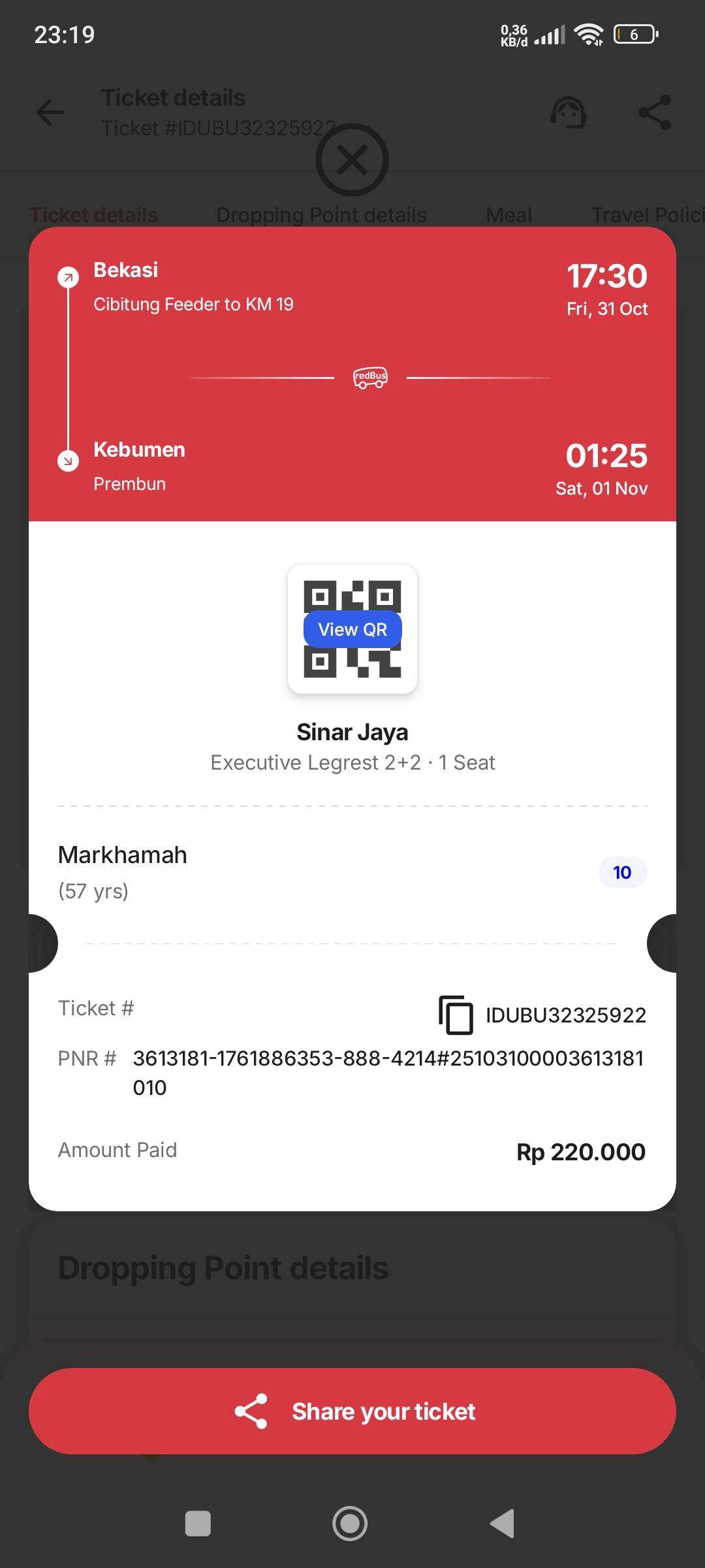 PO. Sinar Jaya Tidak Profesional, Kejadian 30 Oktober 2025