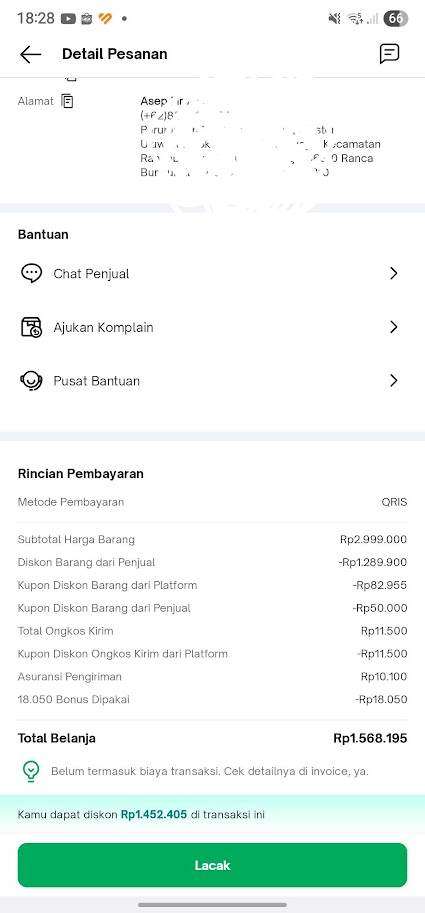 Kelalaian Advan Official_New di Tokopedia, Paket Tidak Terkirim hingga Batas Waktu, Disuruh Pesan Ulang tapi Beda Harga