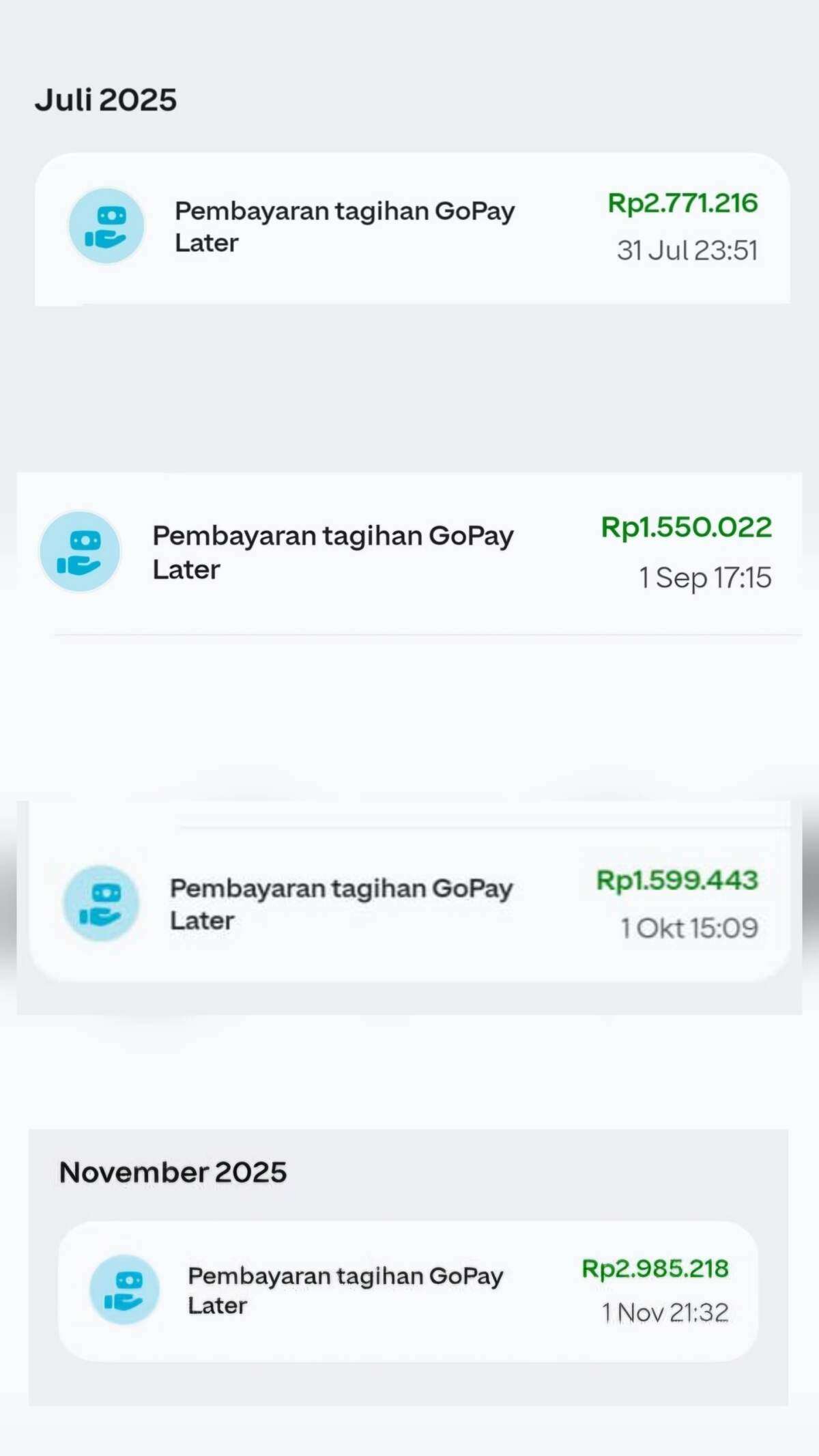 GoPayLater Melaporkan Nasabah Taat Bayar sebagai KOL 2 di SLIK OJK dengan Tunggakan 0 Hari