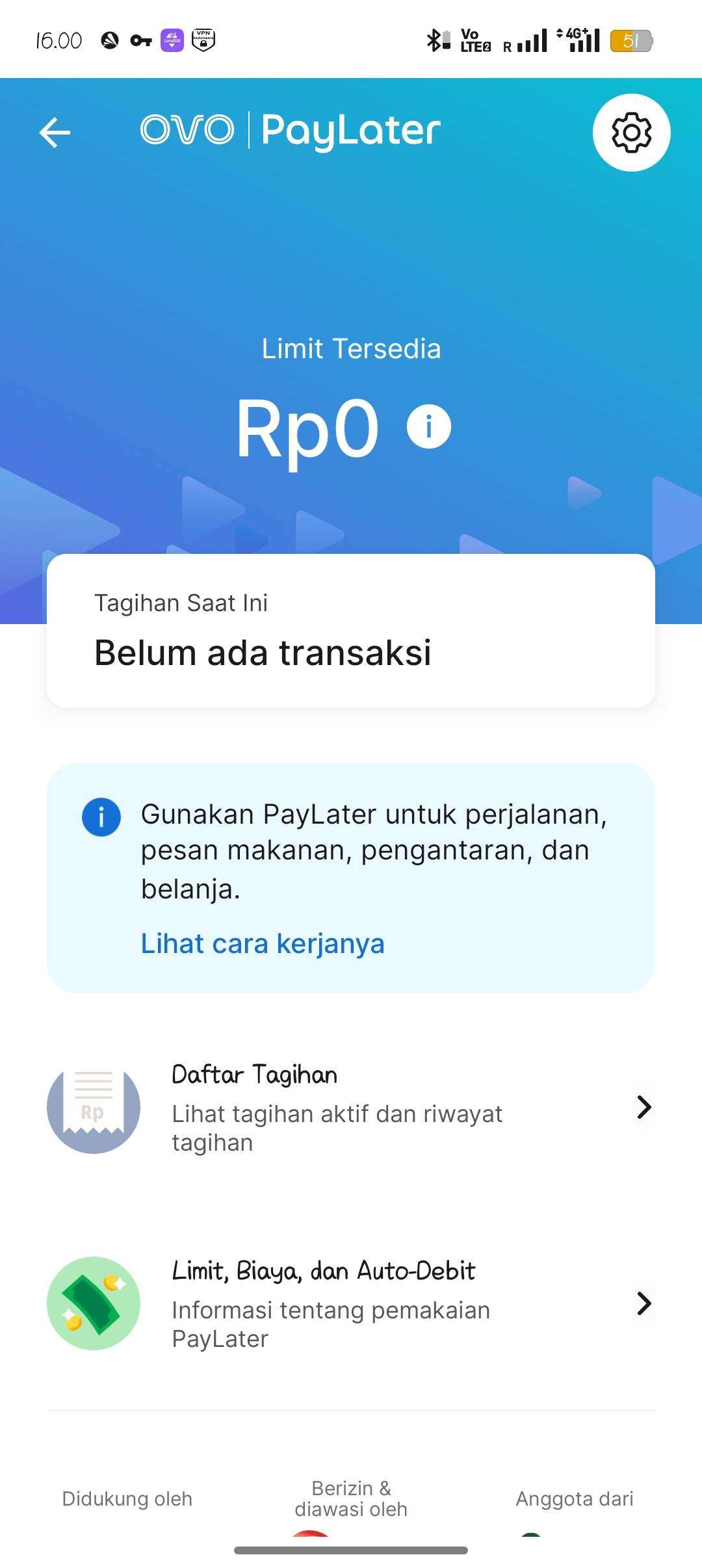 Limit Nol Rupiah, Biaya Layanan Rp7.500, Pengaruhnya ke SLIK OJK?