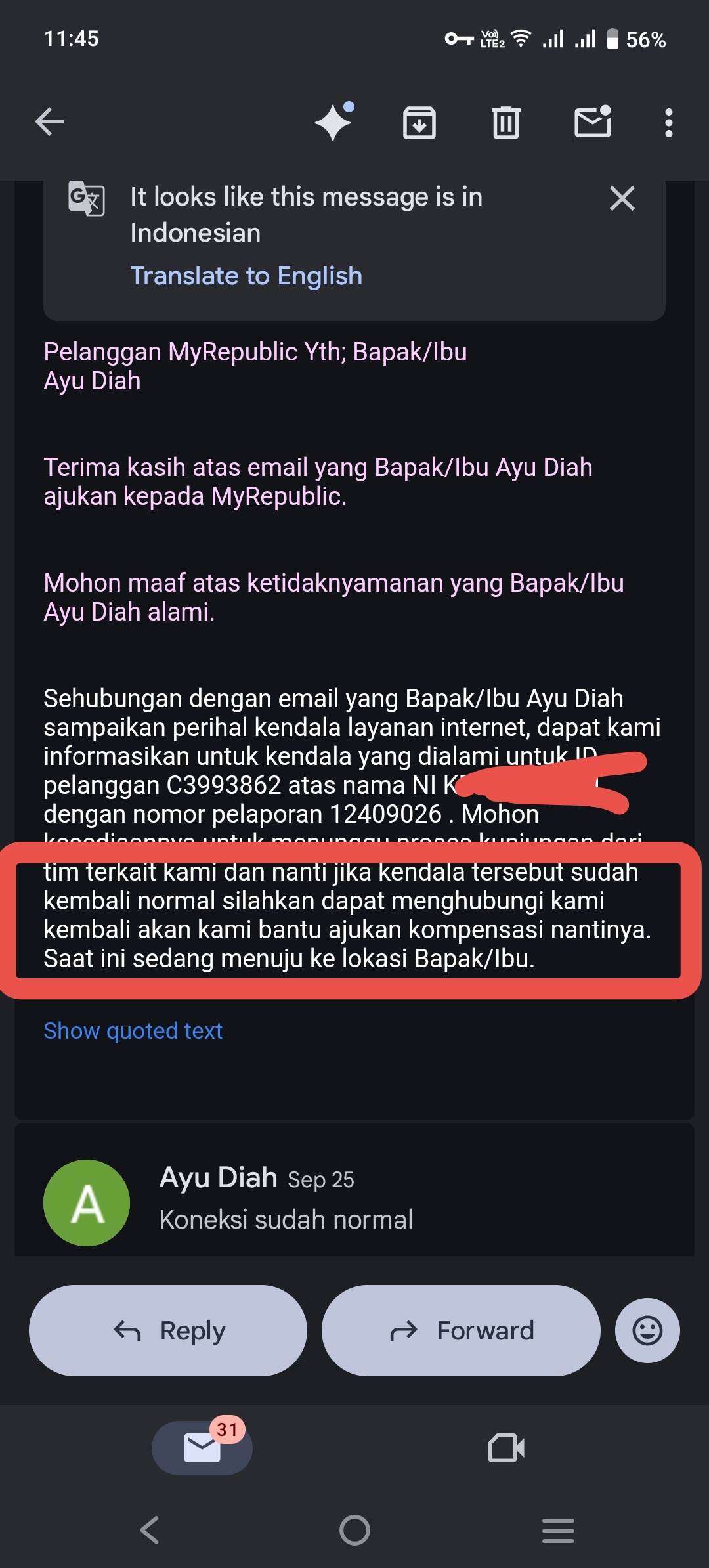Internet Mati Berhari-hari, MyRepublic Seperti Sengaja Memperlambat Proses Kompensasi