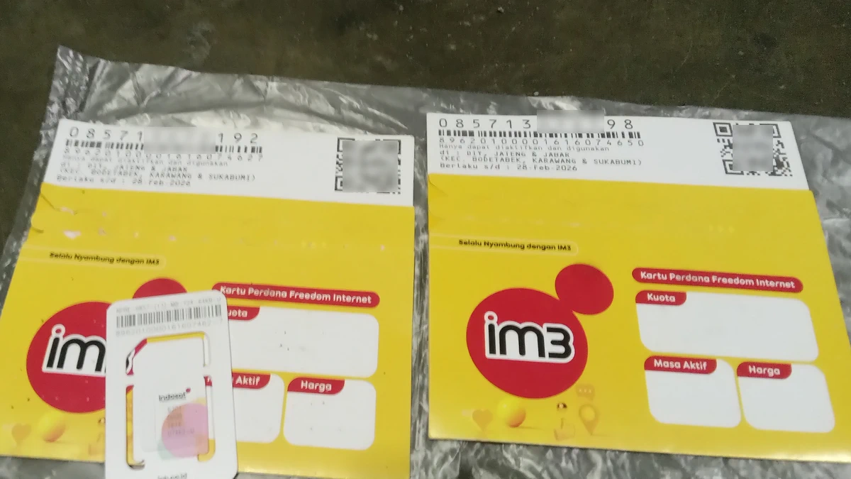 Beli 2 Buah Kartu Perdana Indosat Ooredoo, Tidak Bisa Dipakai