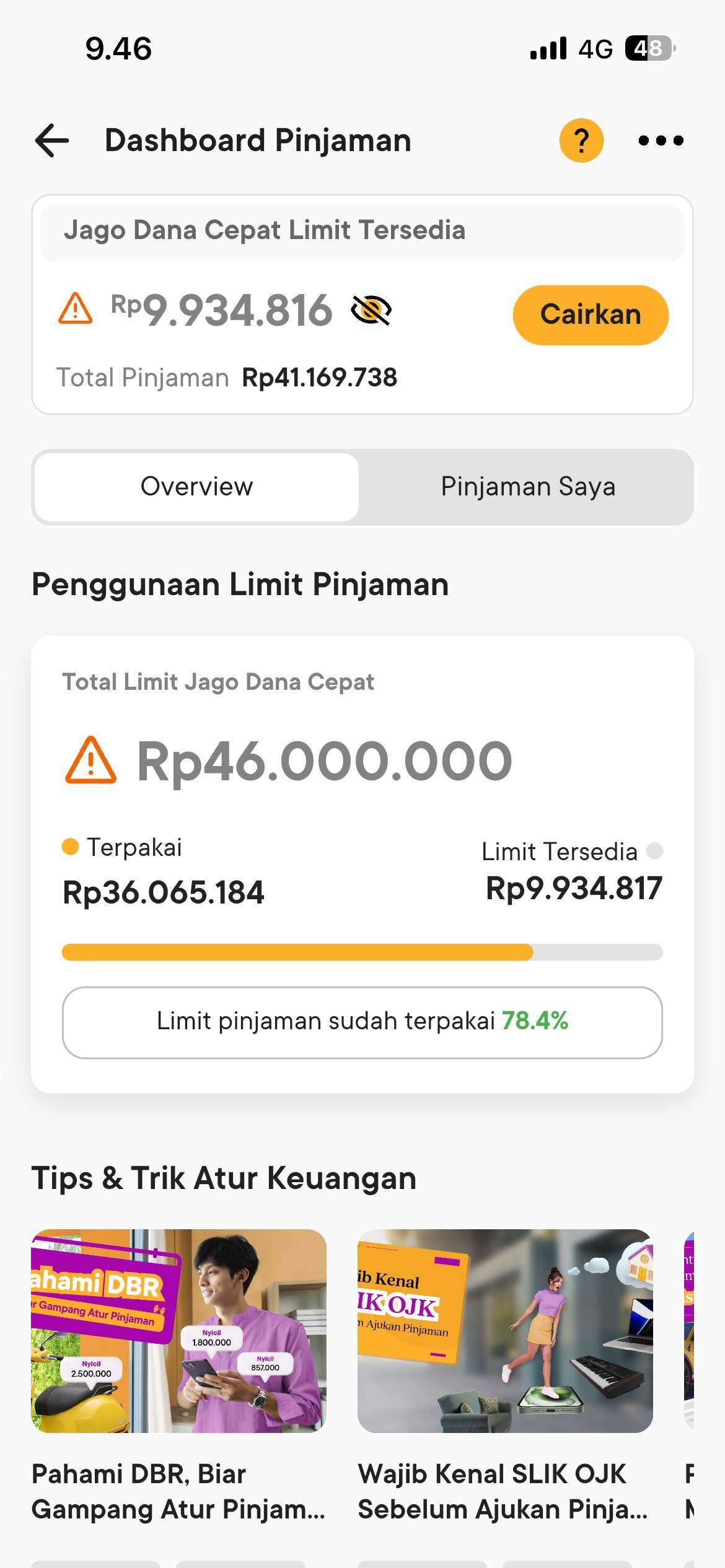 Fasilitas Jago Dana Cepat Tiba-Tiba Tidak Bisa Digunakan