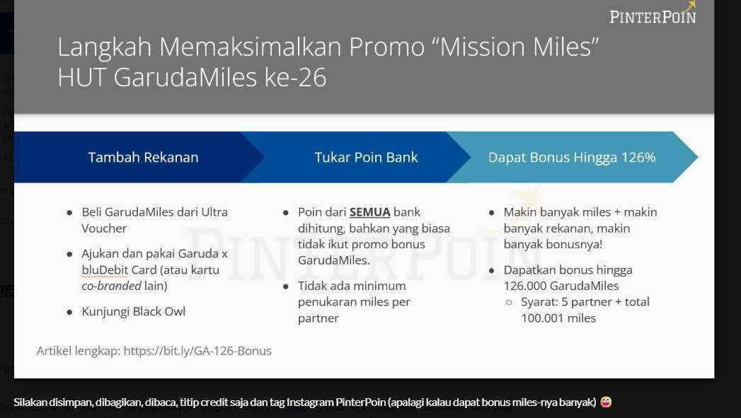 Bonus 126% Miles Raib: BRI Lamban, Garuda Indonesia Lempar Tanggung Jawab