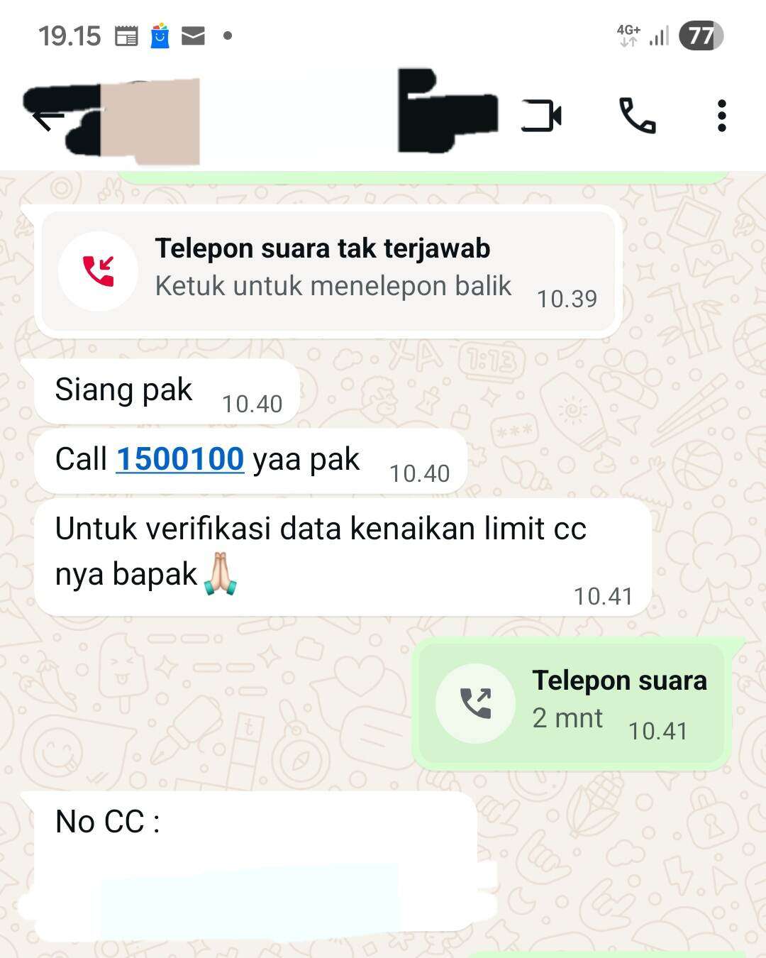 Proses Kenaikan Limit Bank Permata yang Merepotkan