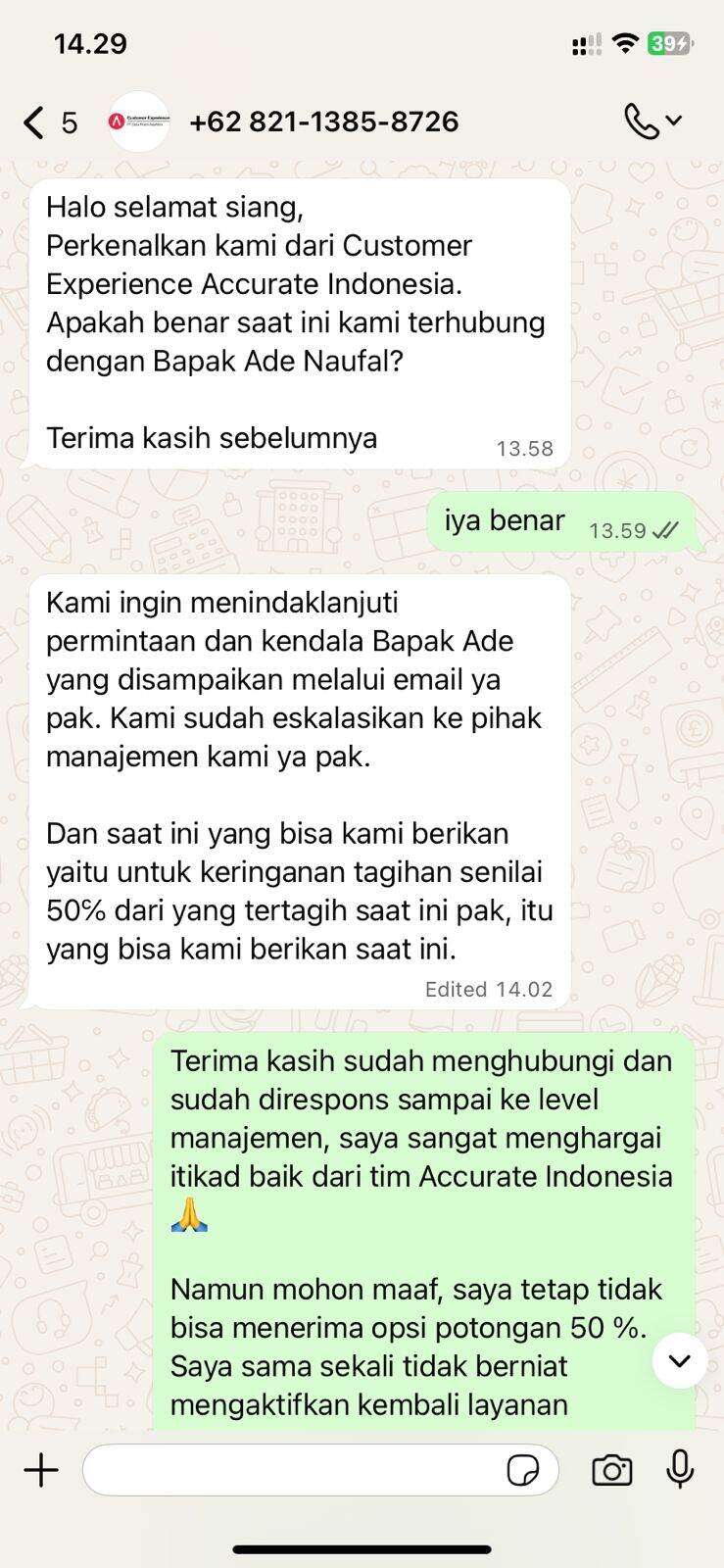 Accurate POS Tetap Tidak Memberikan Akses ke Data Pengguna Meskipun Diminta Secara Baik-baik
