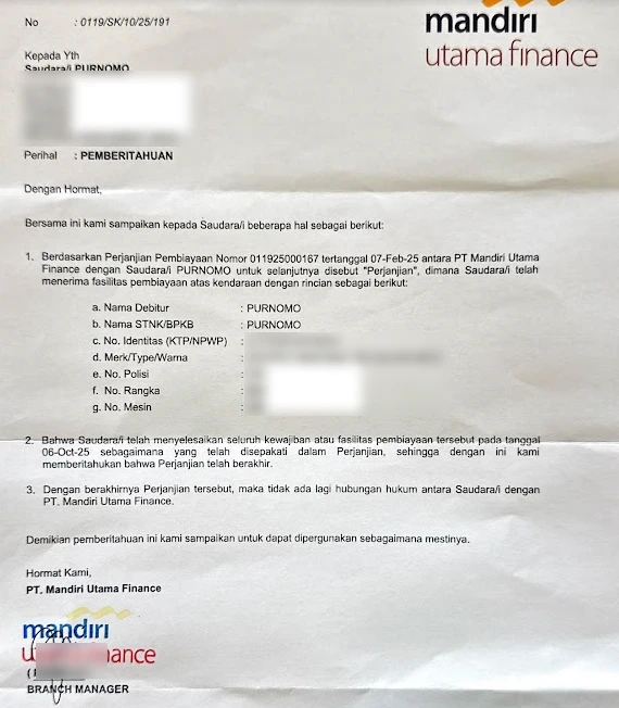 Sudah Pelunasan Kredit di MUF, Refund Premi Asuransi Chubb Tak Kunjung Cair