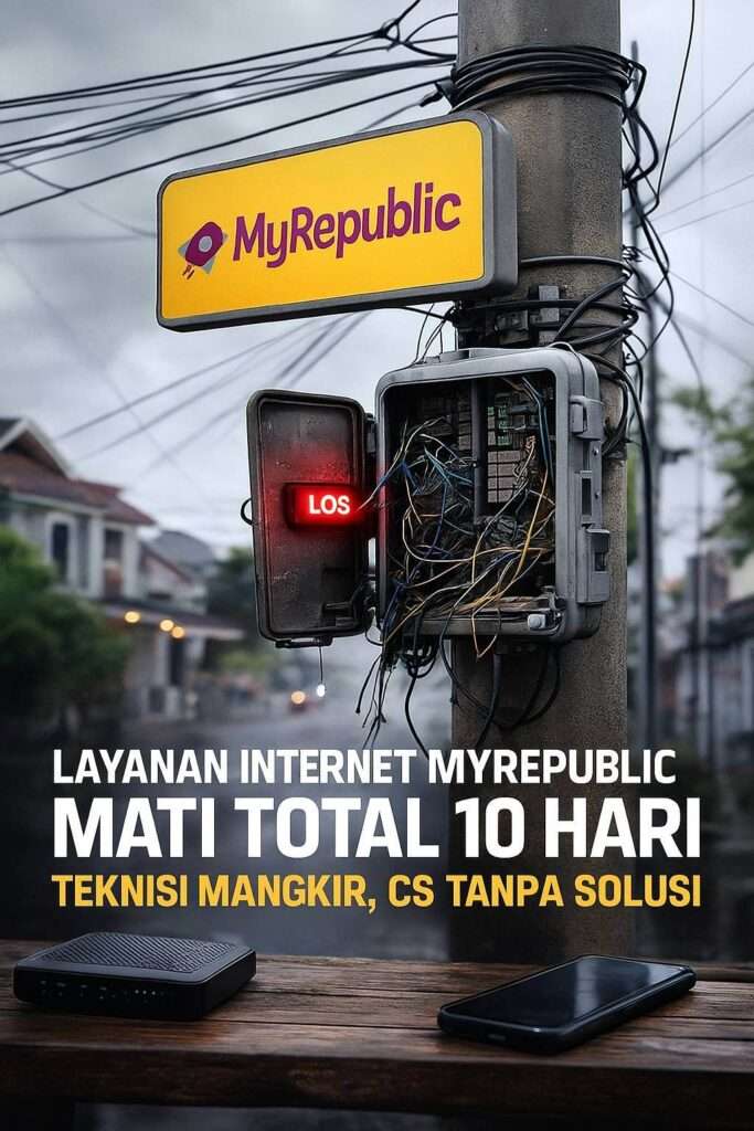 Layanan MyRepublic Mati Total Sejak 12 November, CS Tidak Memberikan ...