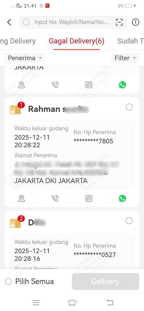 Keluhan Konsumen atas Ketidakprofesionalan Kurir J&T Express