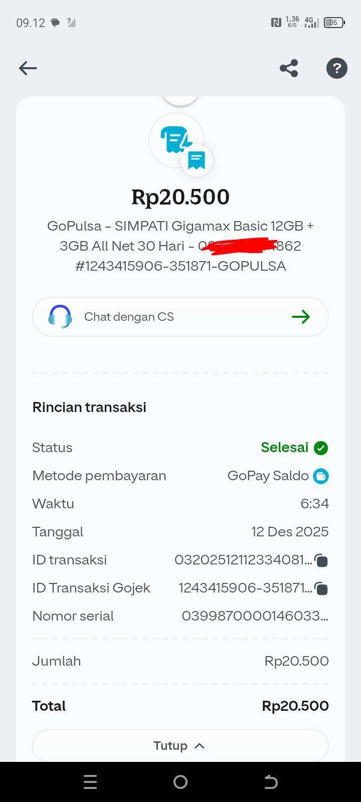 Beli Paket Internet di GoPay yang Didapat Paket Games