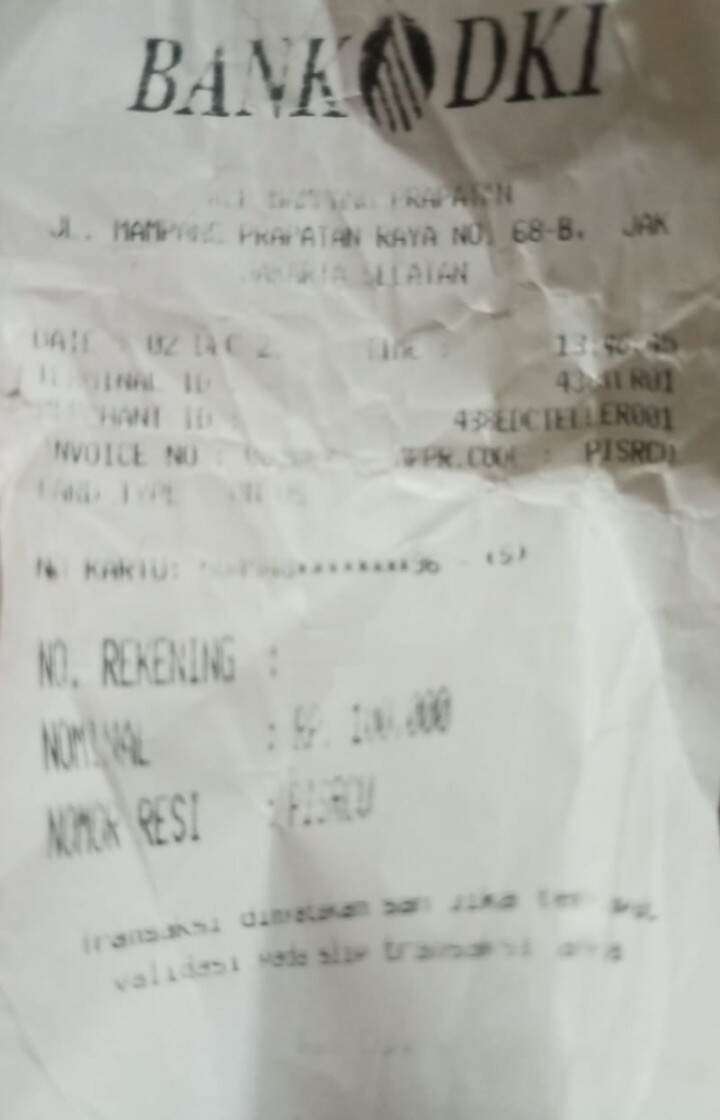 Nasabah Lansia Dipersulit Cetak Rekening Koran Bank Jakarta