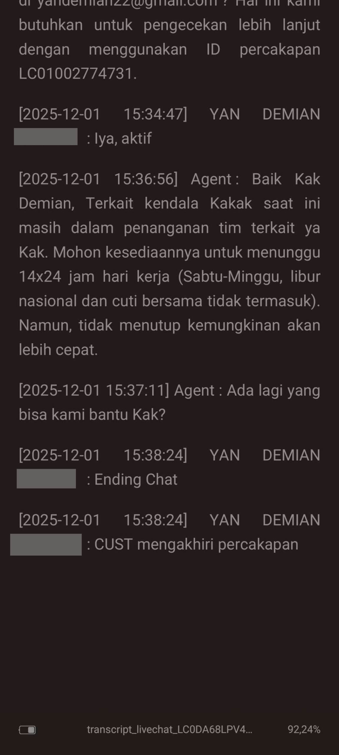 Gagal Tarik Tunai, Saldo LinkAja Sampai Sekarang Belum Dikembalikan