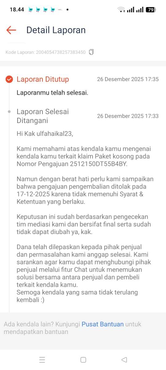 Shopee Tidak Sesuai dengan Klaim yang Menyatakan Akan Melindungi Pembeli dari Paket Bermasalah