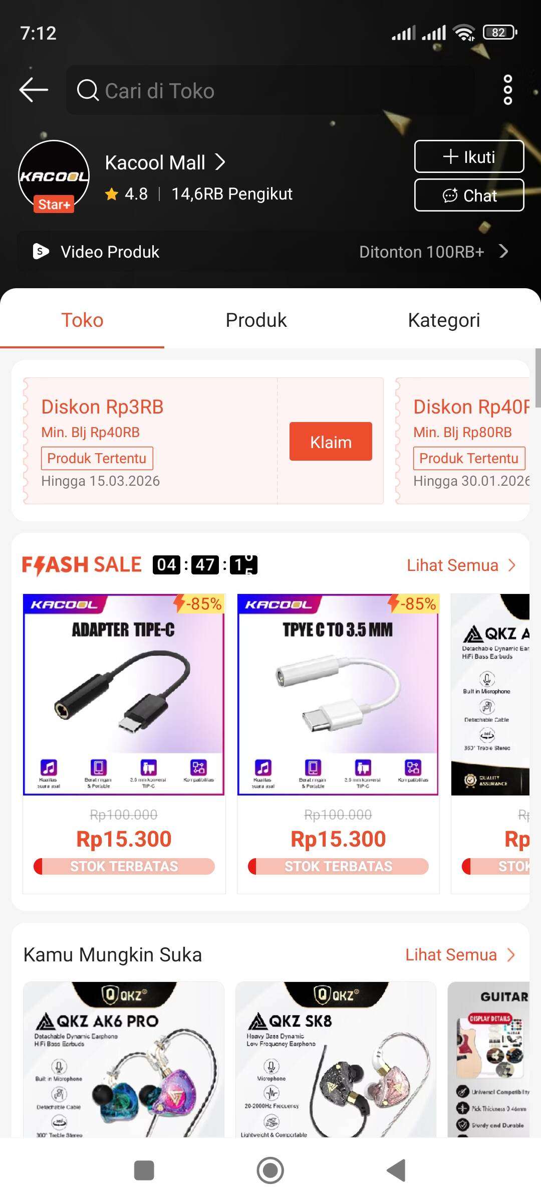 Kekecewaan Terhadap Layanan KACOOL MALL STAR+ dan Shopee, Pesanan Instant 4 Hari Tak Dikirim
