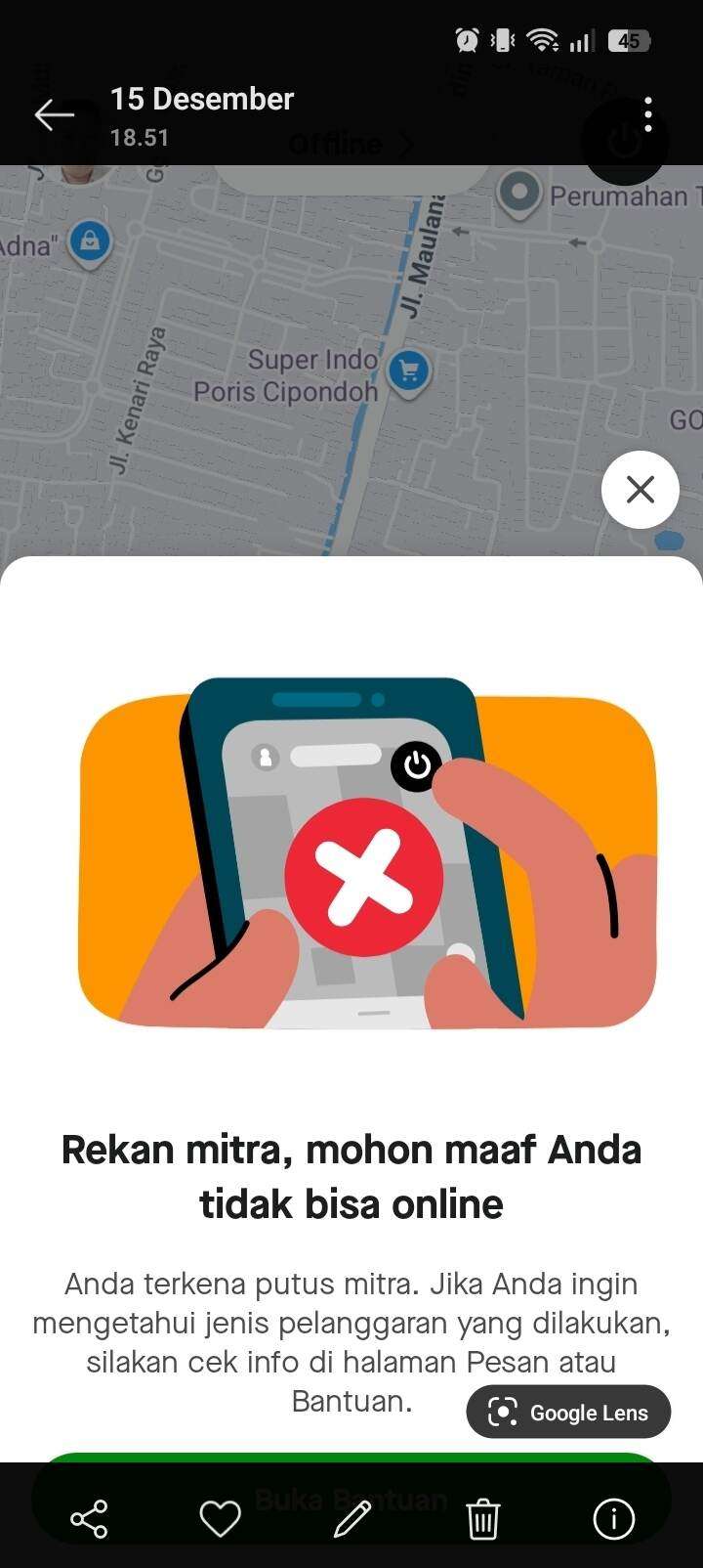 7 Tahun Jadi Mitra dan Rating 4,9, Akun Driver GoCar Diputus Sepihak Tanpa Kesempatan Klarifikasi