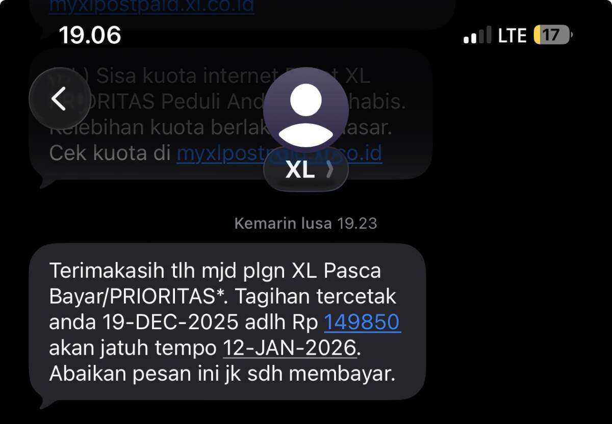 Tagihan XL Prioritas Tetap Penuh di tengah Layanan Tidak Aktif Pasca Banjir Bandang Aceh Tamiang