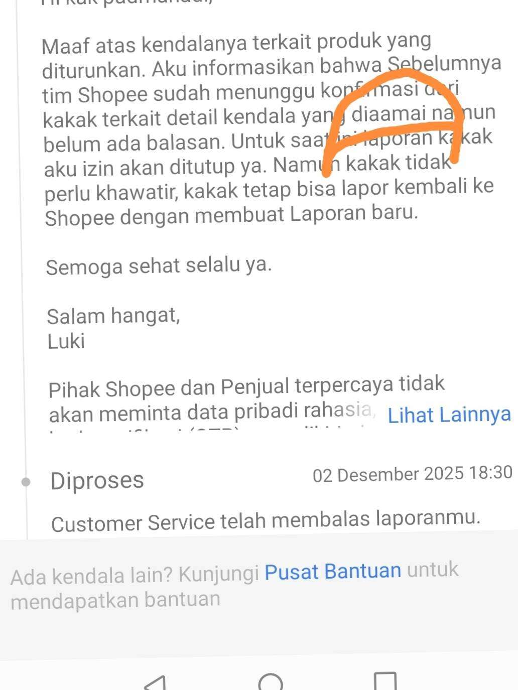 Shopee Menurunkan Harga Produk Penjual Secara Sepihak