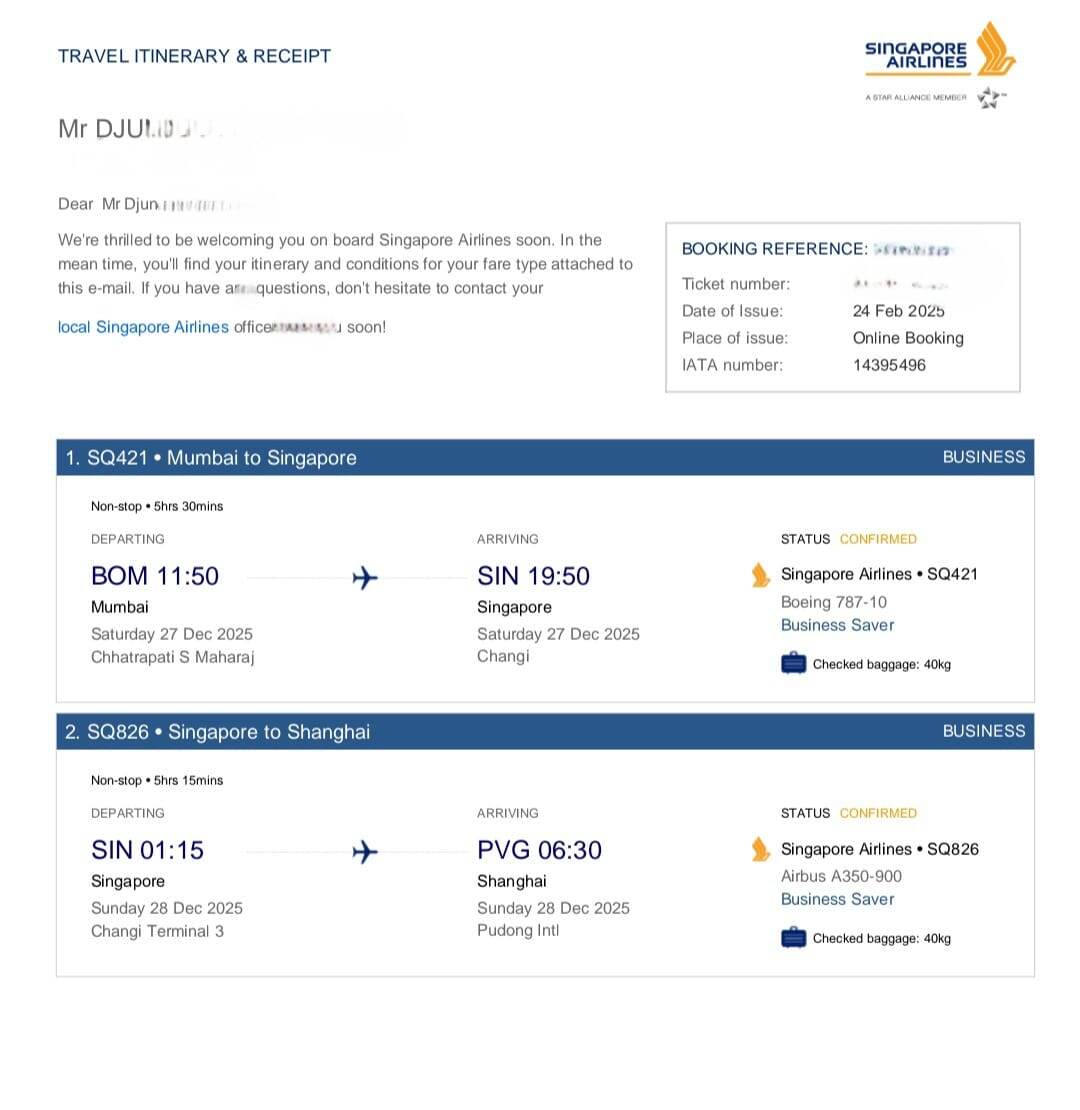Singapore Airlines Tidak Menindaklanjuti Permintaan Refund, Apakah Layanan Pelanggannya Demikian Buruk Sekarang?