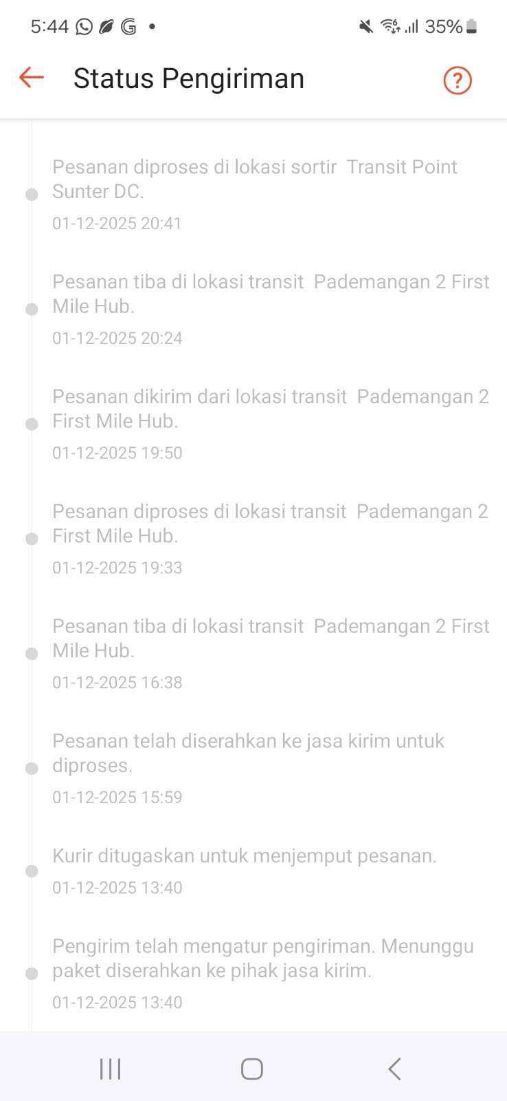 Barang Retur Rusak, Tidak Ada Penggantian dari Pihak Shopee