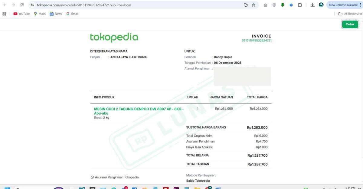 Akun Dituduh Phishing, Saldo Tokopedia Tak Bisa Dicairkan