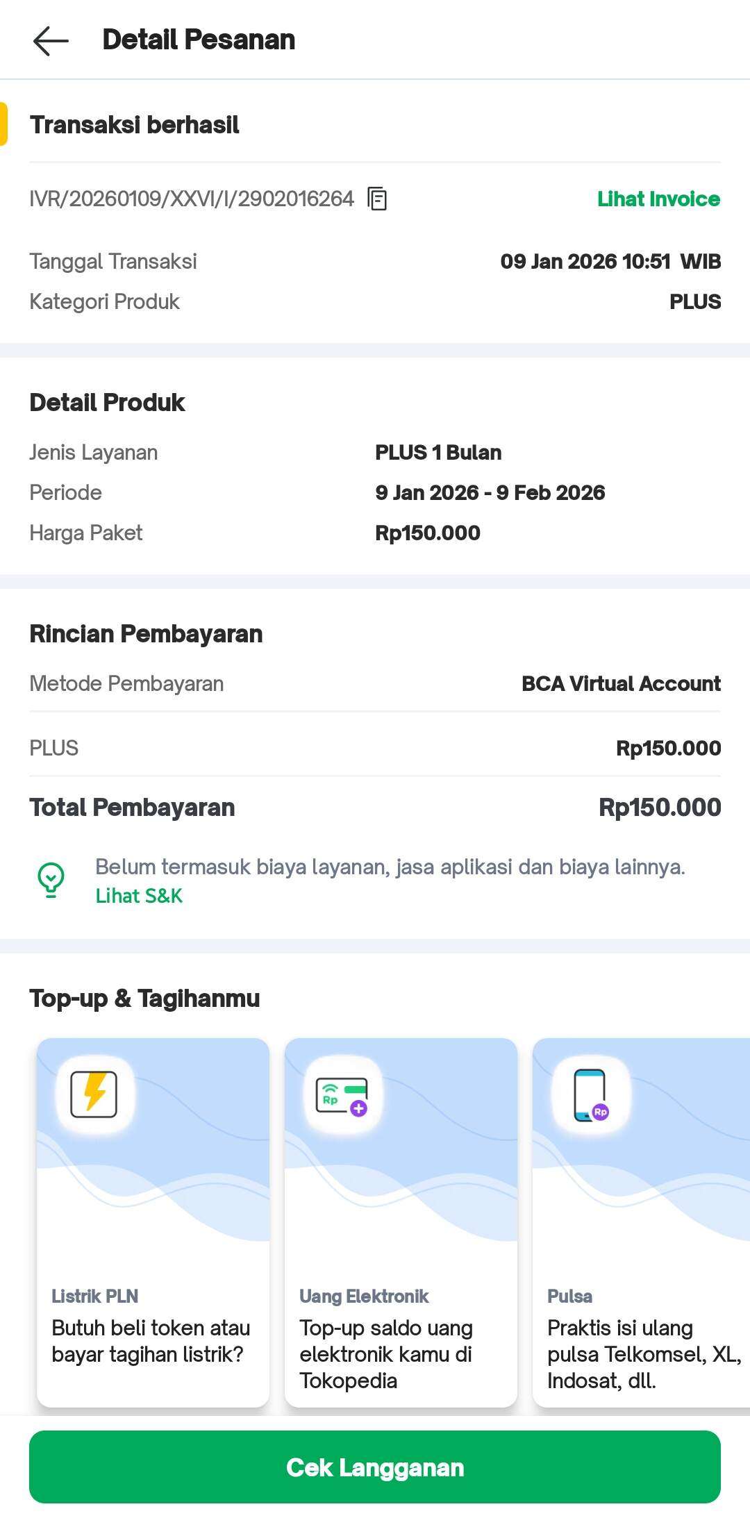 Langganan Tokopedia PLUS Tidak Mendapatkan Manfaatnya