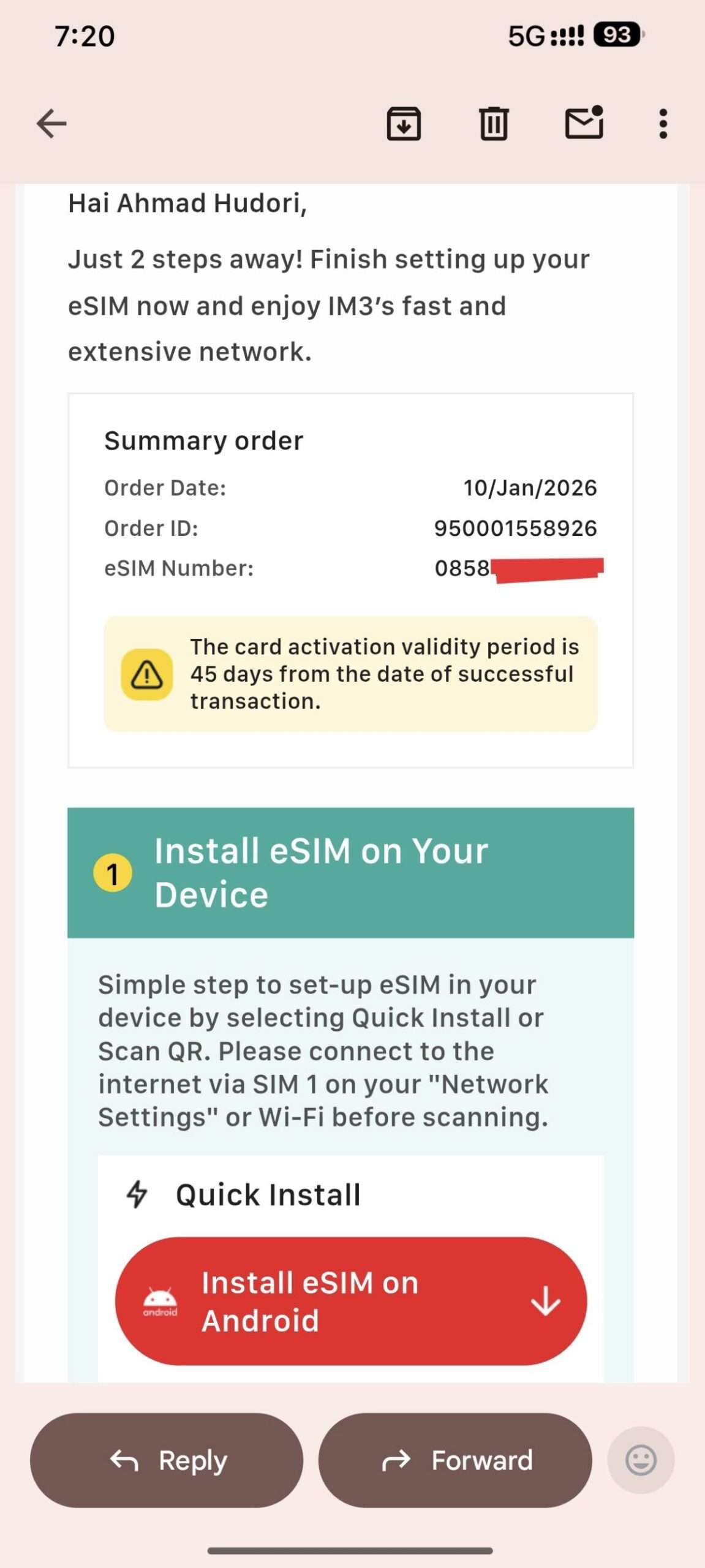 QR Code eSIM IM3 Error, Konsumen Diminta Selfie KTP dan Aduan Ditutup Sepihak