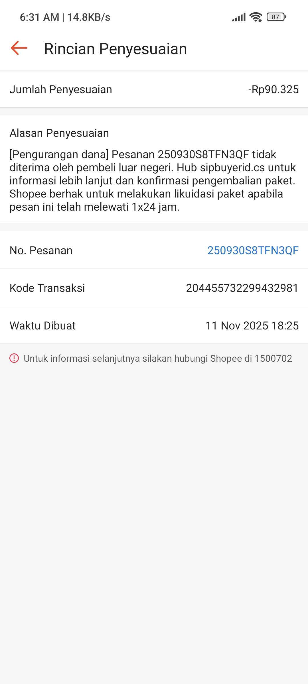 Shopee Ekspor Ubah Keputusan Sepihak, Potong Saldo Penjual, Lalu Tutup Laporan Tanpa Jawaban