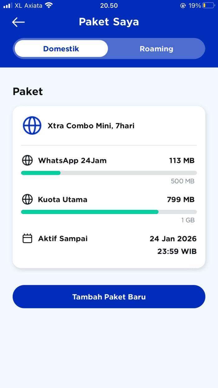 Bonus Xtra Kuota dari Pengisian Pulsa XL Tidak Bisa Digunakan