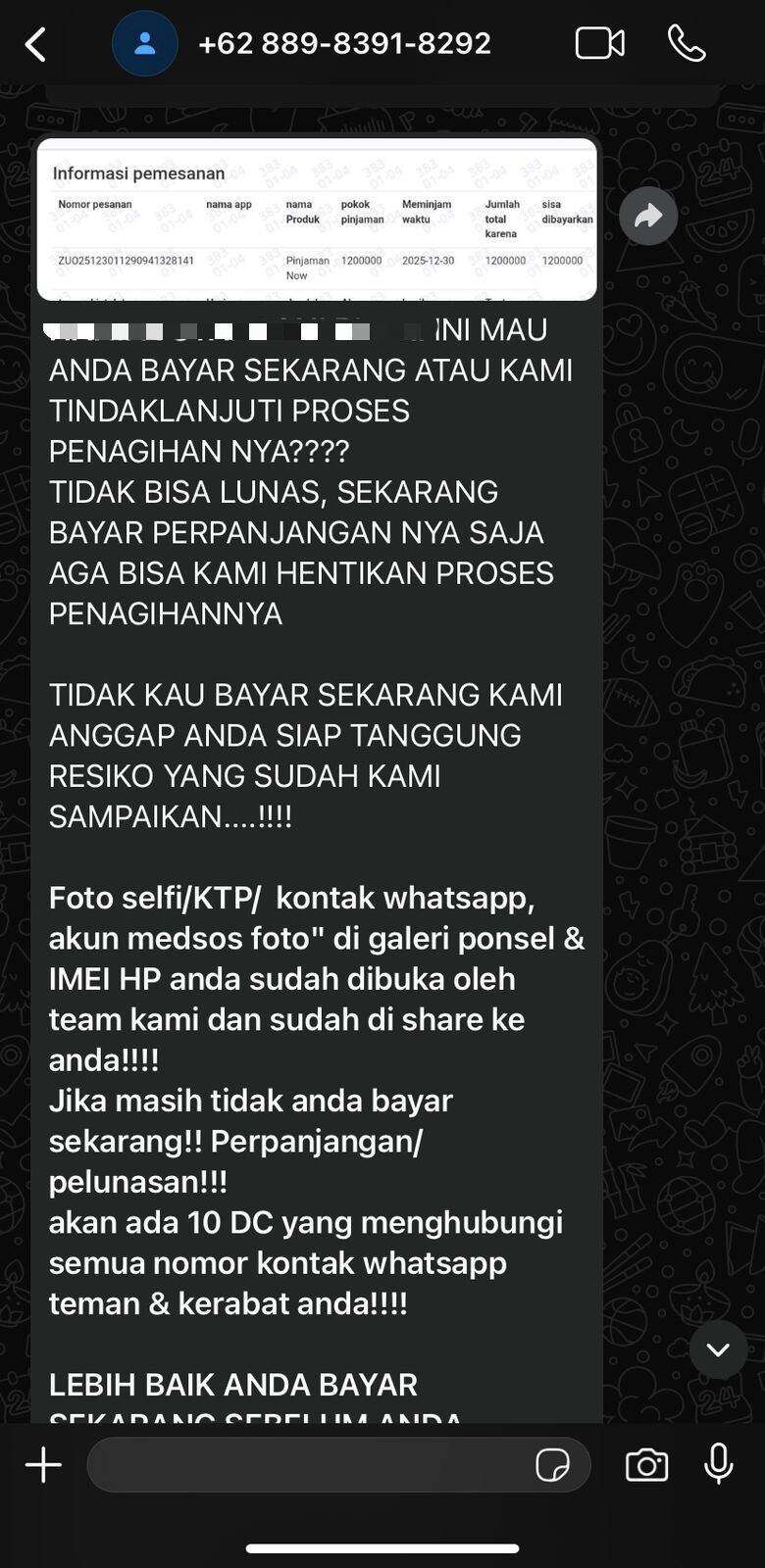 Pinjaman Ilegal Sebar Data Sangat Kejam dan Mencemarkan Nama Baik