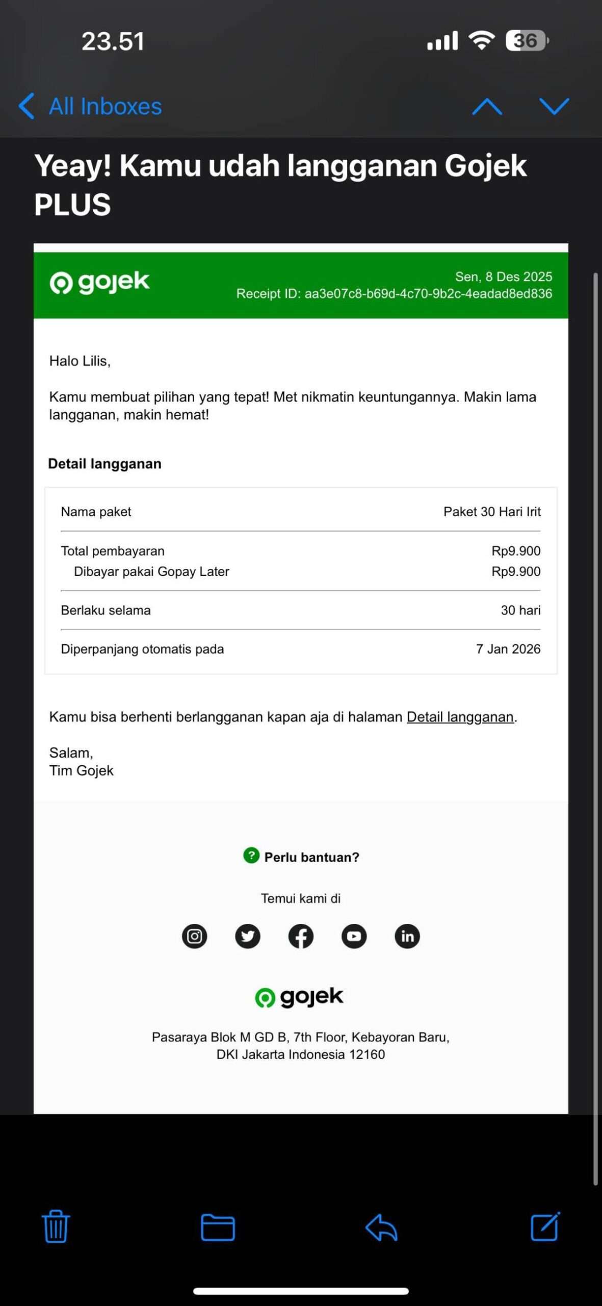The Worst Experience with CS Gojek