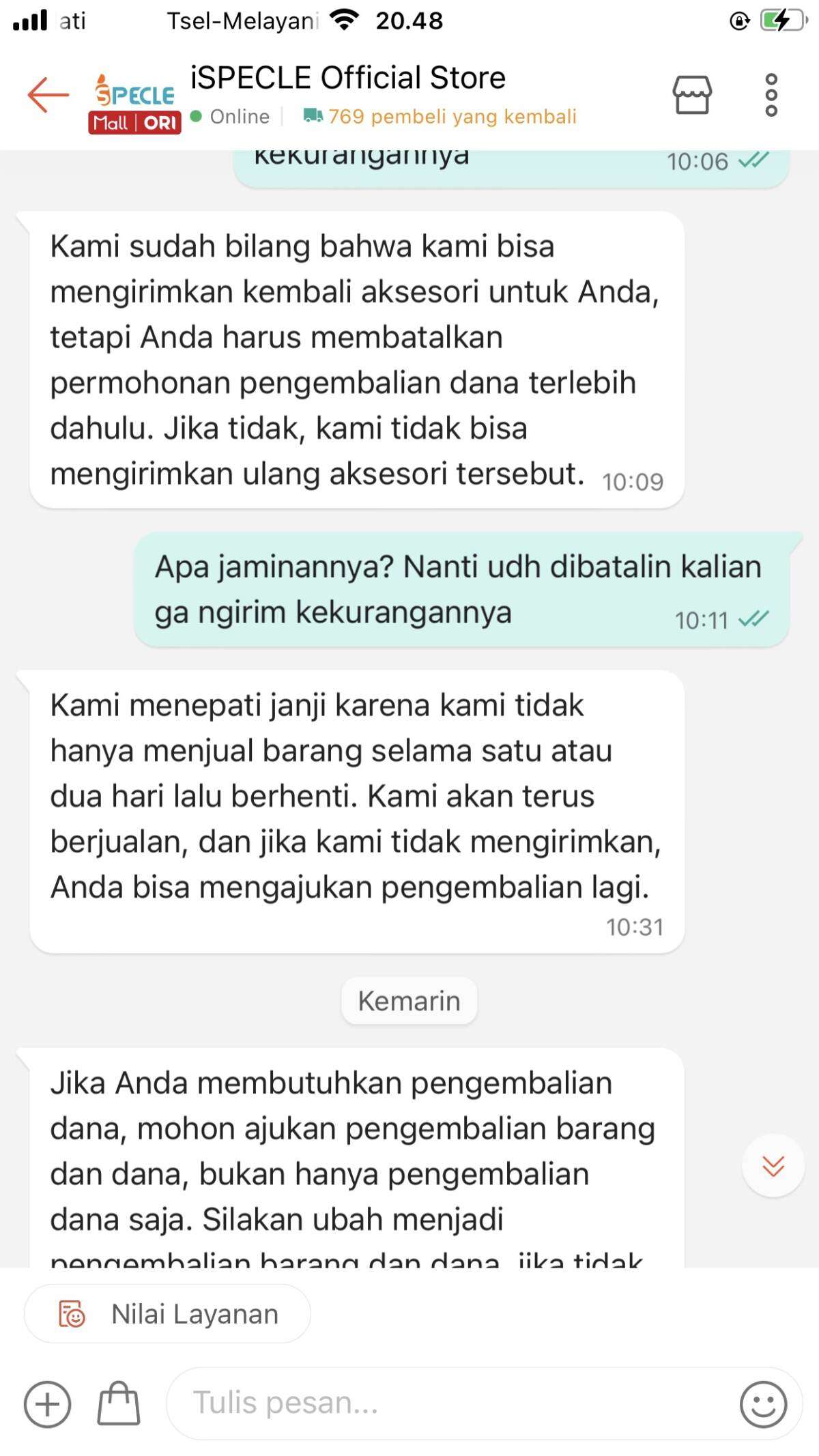 Shopee Tidak Tegas dengan Masalah Kekurangan Barang yang Dikirim