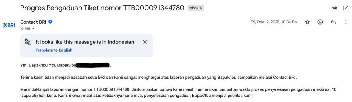 Cashback Kartu Kredit BRI Tokopedia Bulan November-Desember Tidak Ada Kejelasan
