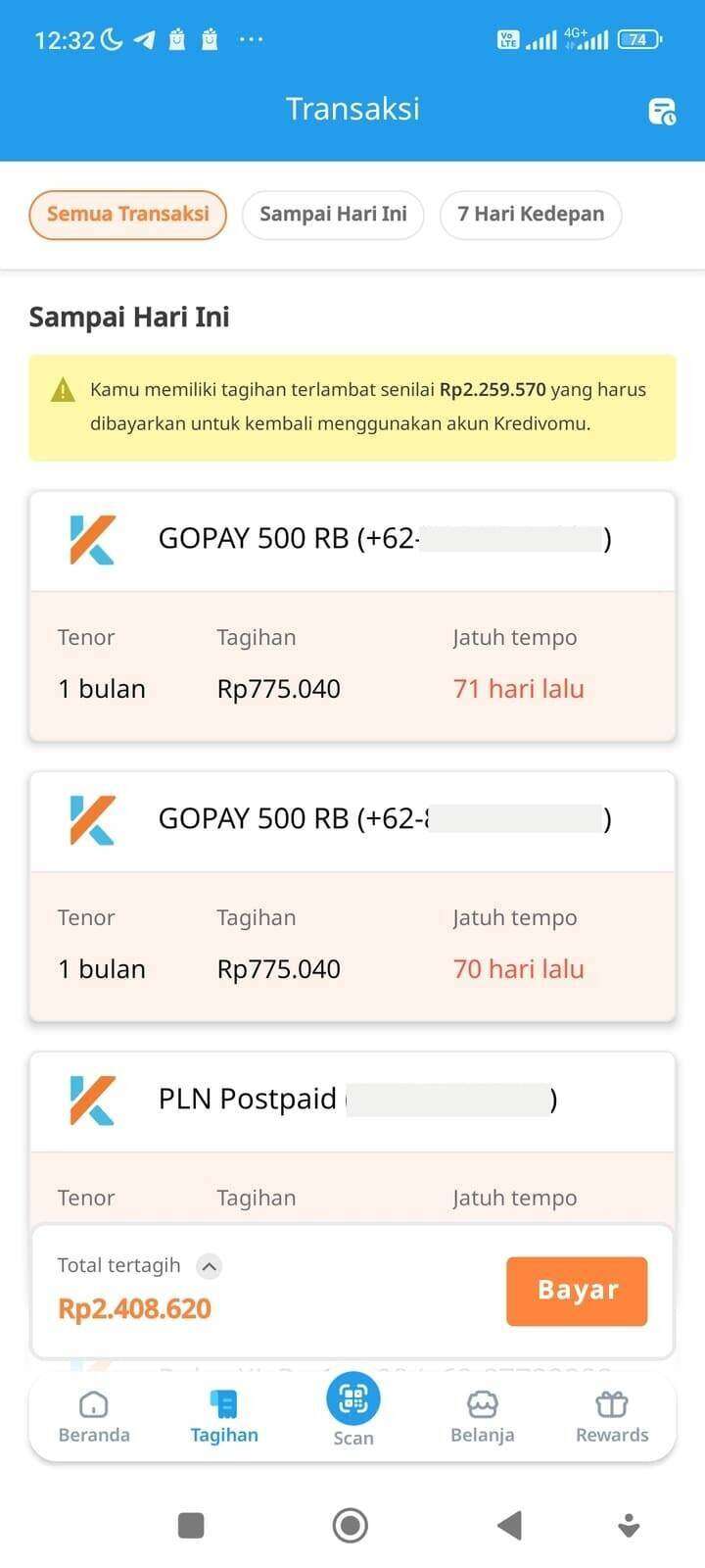 Meminta Keringanan Tagihan Kredivo