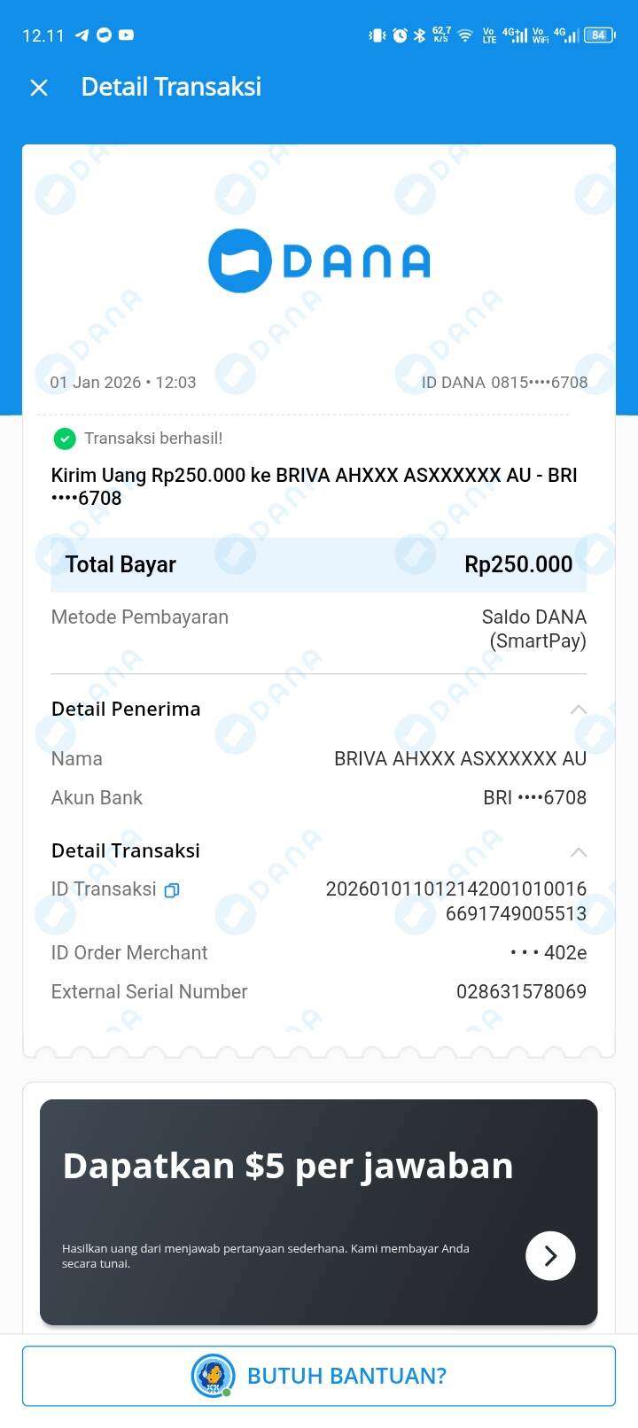 Top Up ShopeePay via DANA “Berhasil”, tapi Saldo Tidak Masuk Sejak 1 Januari