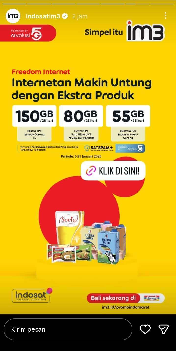 Jauh-jauh Buat Beli Kuota Promo Indosat Freedom Internet di Indomaret, tapi Kasir Kurang Paham