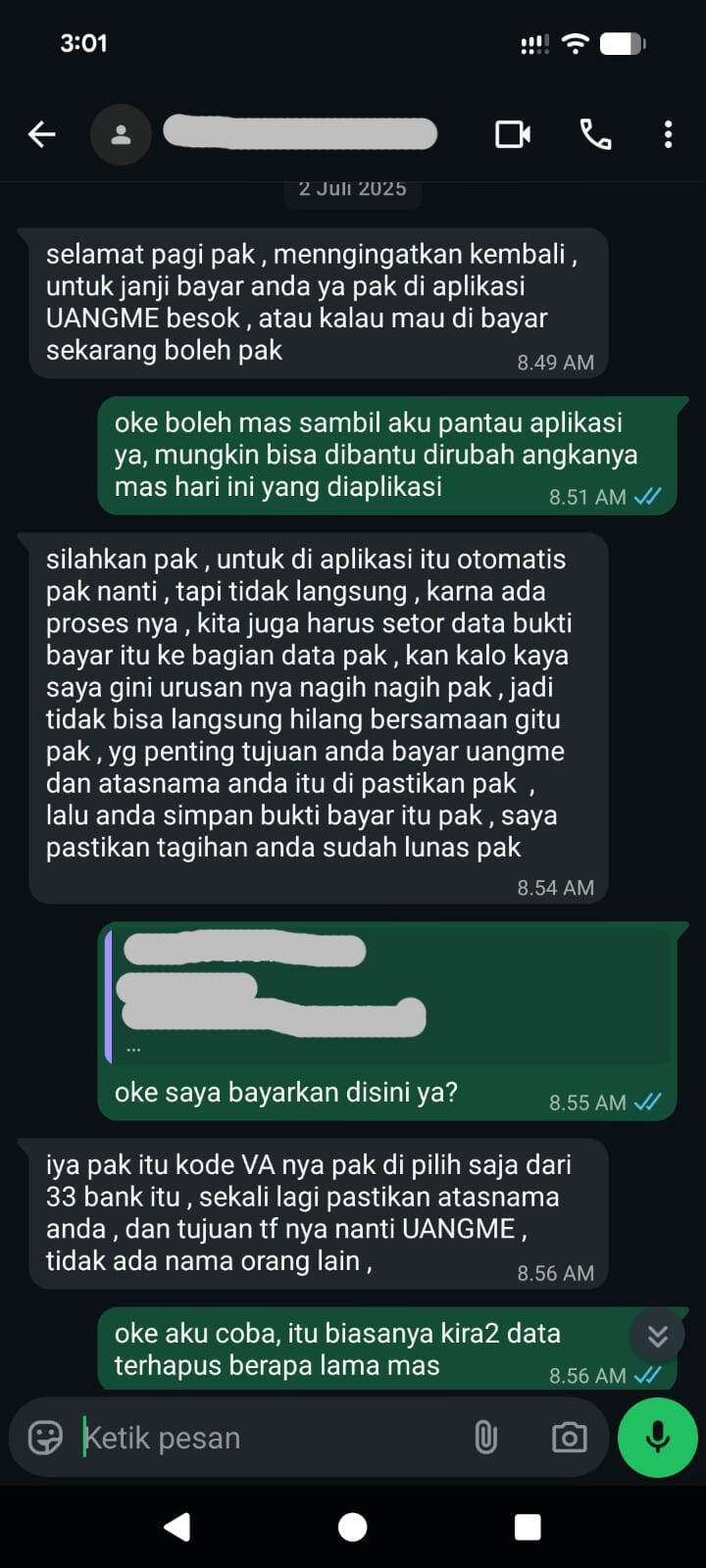 Sudah Bayar Lunas UangMe dari Juni Tahun Lalu, tapi Januari 2026 Kembali Ditagih