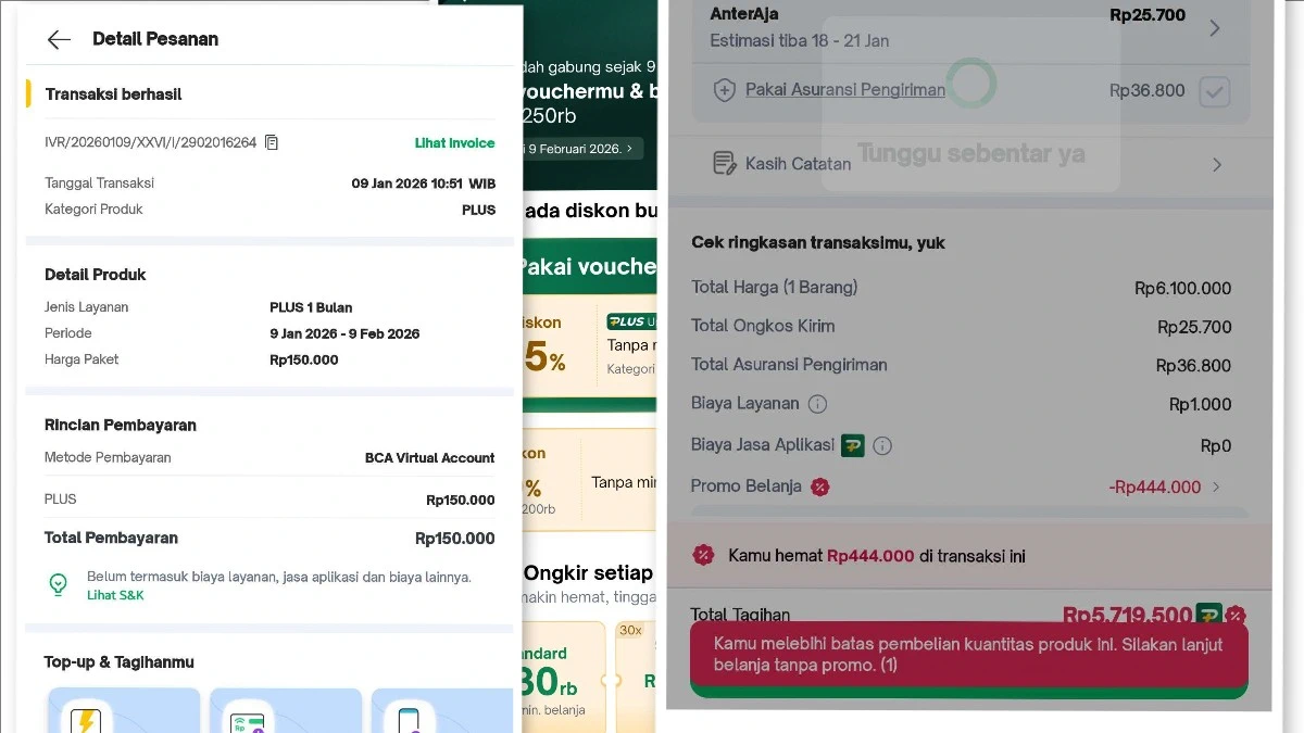 Langganan Tokopedia PLUS Tidak Mendapatkan Manfaatnya