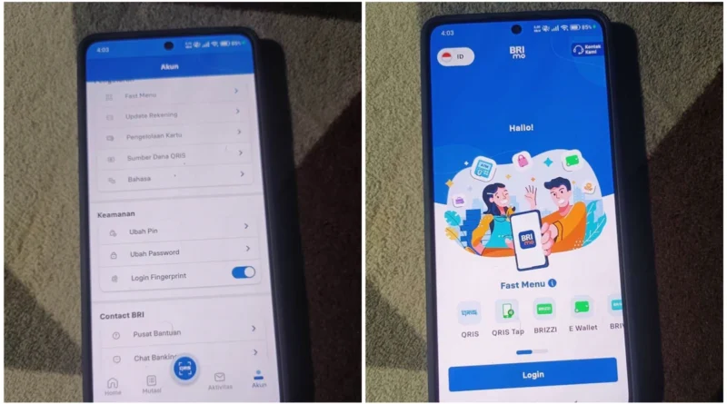 Cara mengaktifkan fingerprint Brimo