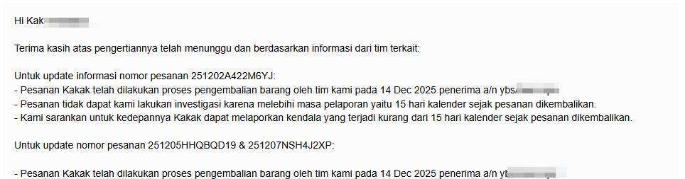 Paket Retur Shopee Tidak Selalu Kembali ke Penjual