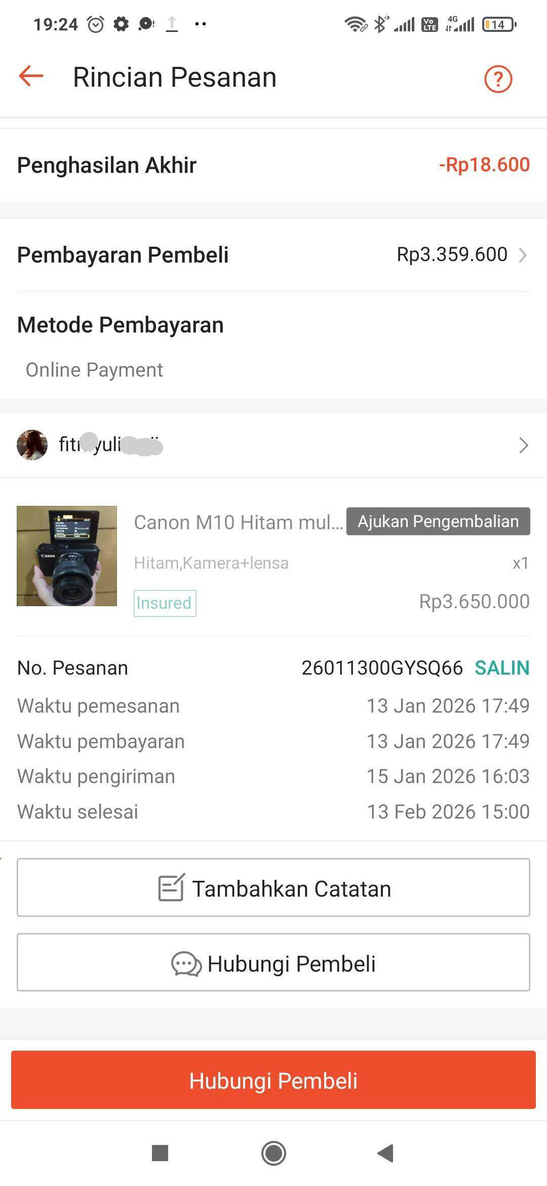 Paket Retur Kamera Kembali dengan Isi Batu Bata dan Keramik, Admin Shopee Tidak Teliti Melihat Bukti Penjual dan Mengabaikan Hak Penjual