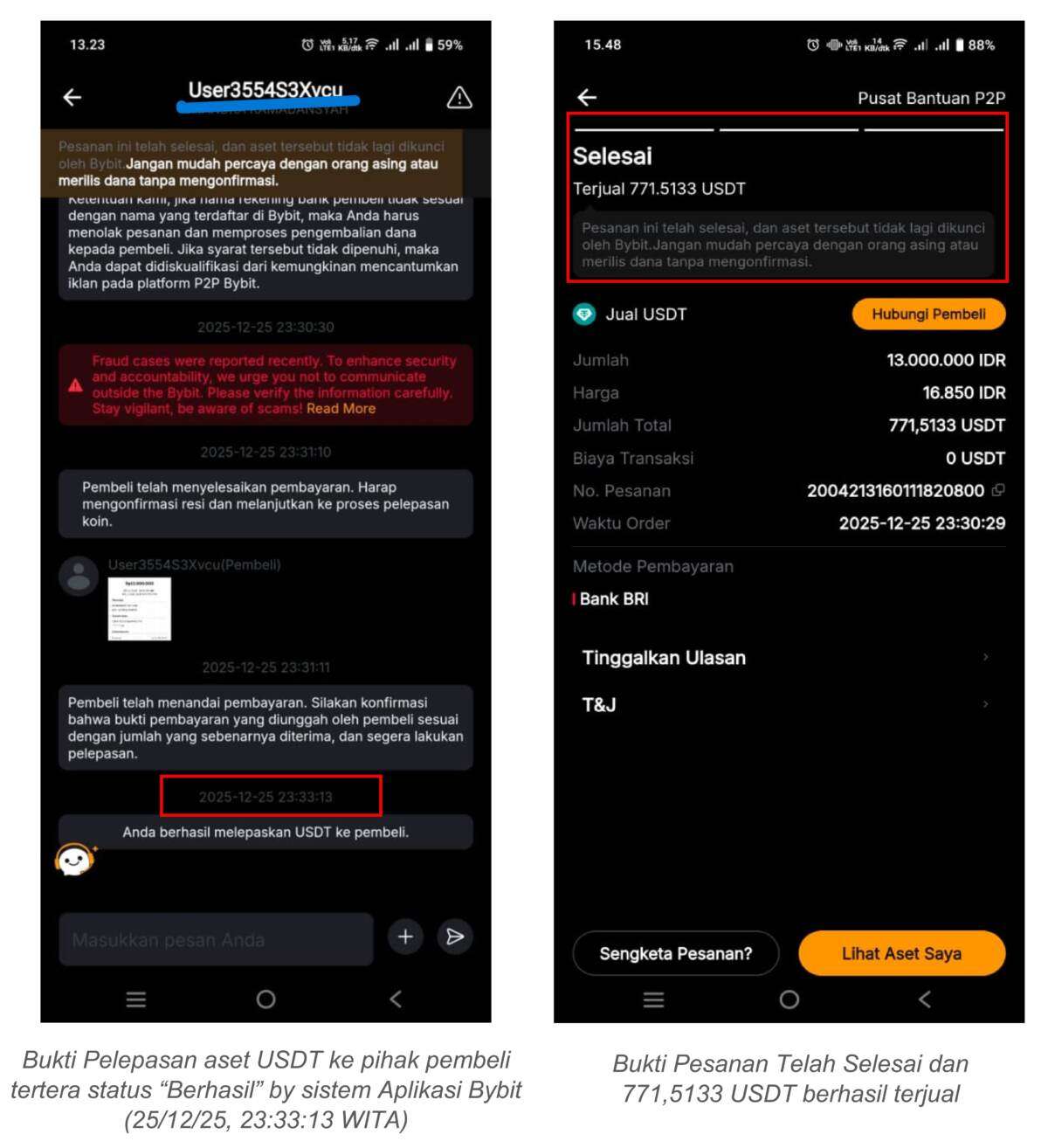 Transaksi USDT Dilaporkan Dugaan Penipuan, Rekening BRI Diblokir Lebih dari 1,5 Bulan Tanpa Kejelasan