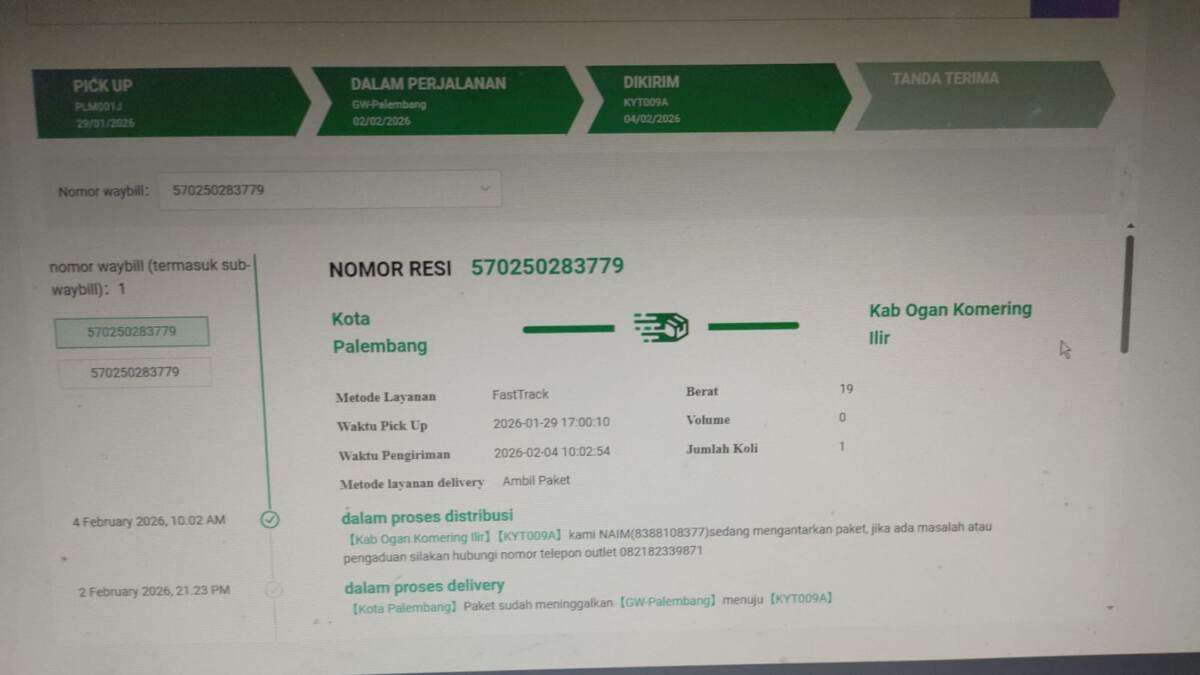 Paket Rp1,4 Juta Hanya Bolak-balik, CS TikTok Shop dan J&T Cargo Tidak Bisa Memberikan Kejelasan