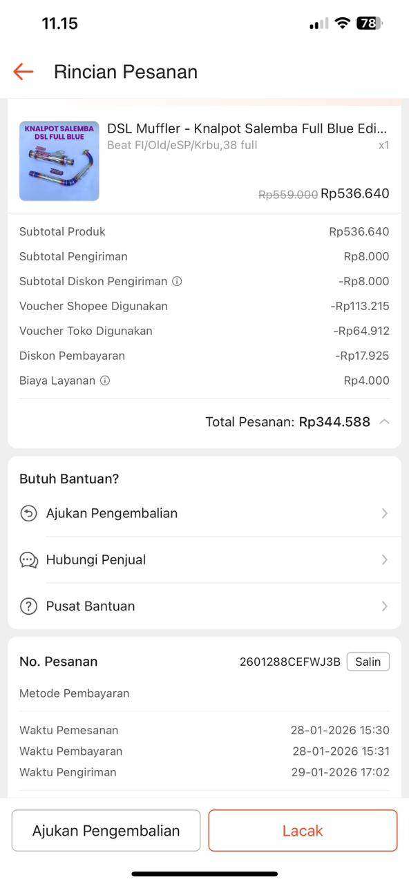 Tracking Shopee dan Anteraja Berbeda, CS Shopee Prioritas Tidak Merespons Keluhan