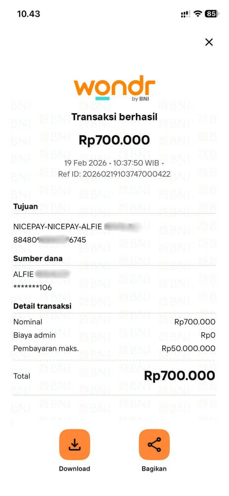 Sudah Isi Saldo Bank Amar Melalui VA BNI Tapi Saldo Tidak Bertambah, Hubungi CS Belum Ada Tindak Lanjut