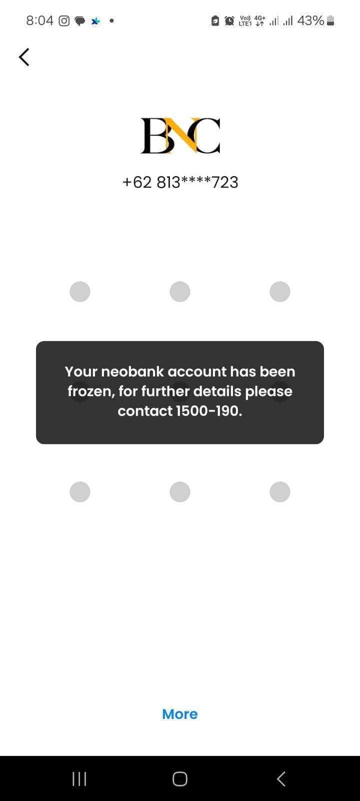 Akun Saya Dibekukan Sepihak oleh Bank Neo: Tanpa Notifikasi, Tanpa Penjelasan, Saya Tidak Bisa Beraktivitas Sama Sekali