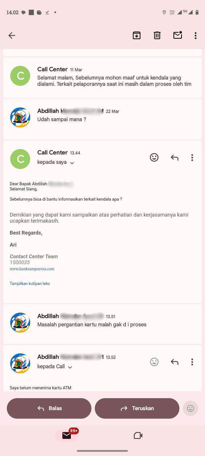 Pelayanan Buruk Ganti Kartu ATM di Bank Sahabat Sampoerna